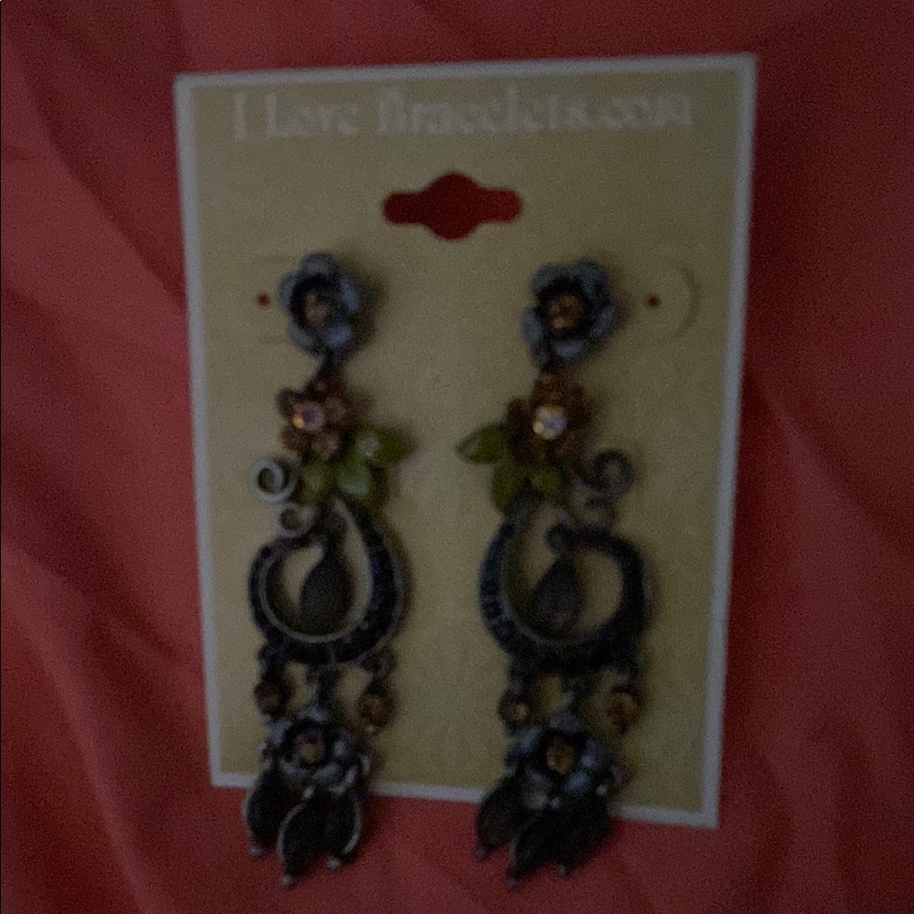 Floral Dangle Earrings